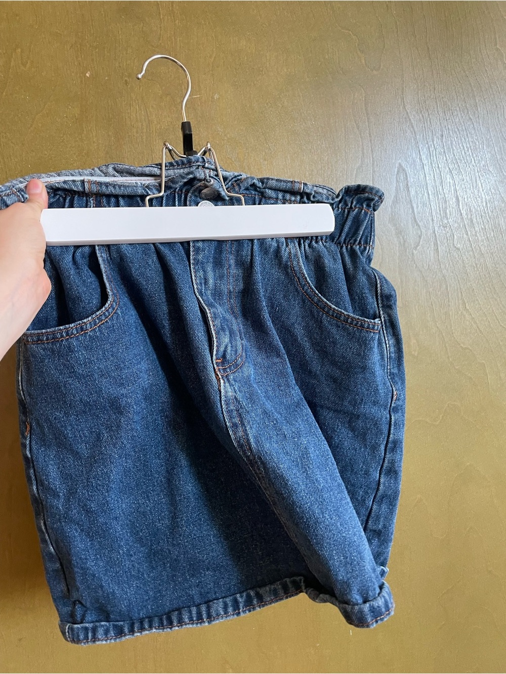 Dark Blue Denim mini Skirt